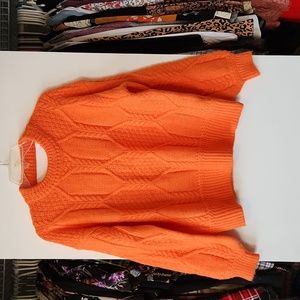 FRNCH Orange Knit Sweater